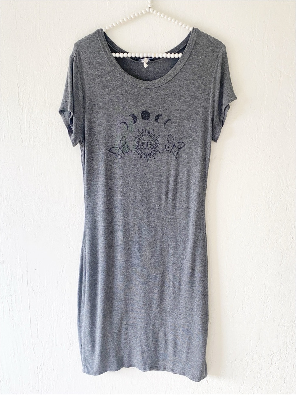 MRT 1030 Heather Graphic T-shirt Dress